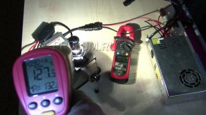 Нагрев лампы ксенон 35 ватт и 50 ватт