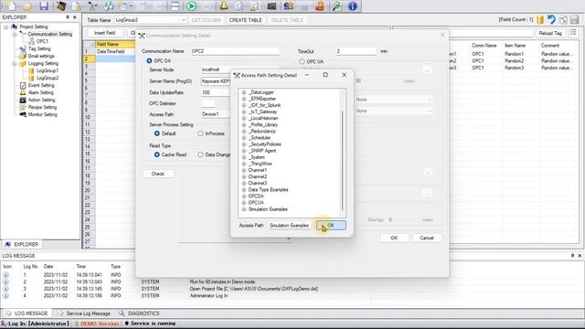 เก็บค่า OPC ไว้ใน PostgreSQL โดยใช้ Data Logger смотреть онлайн