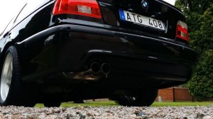BMW E39 540i 4.4 V8 Eisenmann Race exhaust Sound Brutall