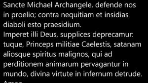 Sancte Michael Archangele