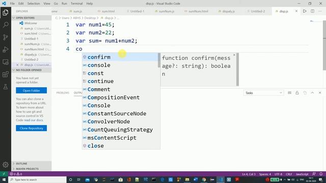 How to Run JavaScript File  In  Visual Studio | Visual Studio Code Editor tutorial