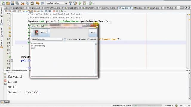 Tut 014 - GUI in Java ImageIcon смотреть онлайн