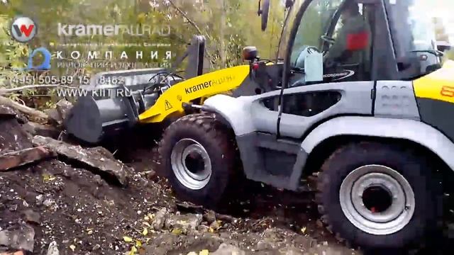 KRAMER 880 мощный автопогрузчик из Германии - колесный фронтальный автопогрузчик