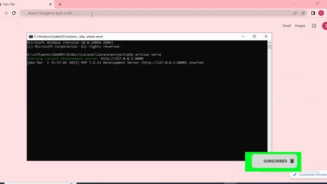 How To Run A Laravel Project In The Browser | Learn Laravel From Scratch | Laravel For Beginners