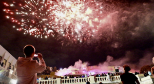 Нижний Новгород 802. Салют на Чкаловской лестнице. День города. 19.08.2023.