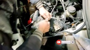 Honda Pilot YF1 (Хонда Пилот) замена термостата Превью (Preview).