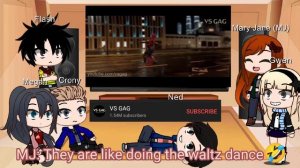 Peter Parker's Bullies and Classmates React to Him (Spiderman, ft. Deadpool VS Venom) | Gacha Club