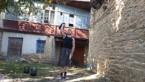 ЖИМ  ГИРИ 24КГ СТРОГО В СОЛДАТСКОЙ СТОЙКЕ!!!
