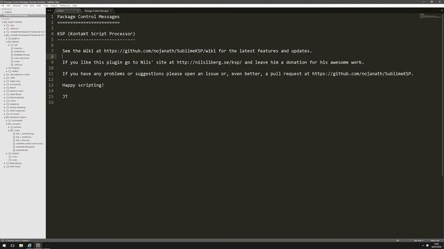How to setup the Sublime Text 3 KSP Compiler using Package Control смотреть онлайн