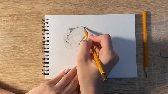 Как нарисовать шарф карандашом | Рисунок для начинающих поэтапно