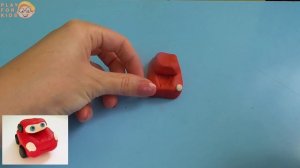 Мастер-класс - лепим из пластилина плей до красную машину