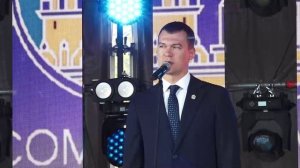 Юбилей Комсомольска-на-Амуре начался с театрализованного пролога на главной городской площади