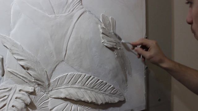 Как сделать тропические листья в барельефе. Как слепить листья в барельефе, декор своими руками. смотреть онлайн