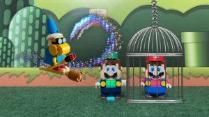 Can Nabbit and Toadette rescue LEGO Mario, Luigi and Peach from the Koopaling's Curse?