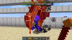 Herobrine VS Ignis (1v1) (Ender's Cataclysm) Boss Battle Minecraft