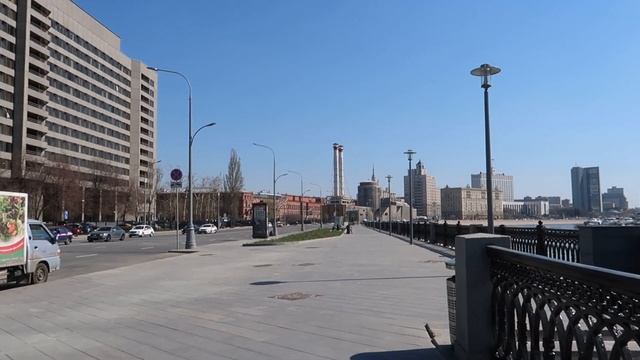#СашаКира. Москва Сити, Краснопресненская набережная. Река Москва смотреть онлайн