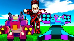 ВЫБИЛ ЭПИК РОБОТА И ПОБЕДИЛ БОССА В СИМУЛЯТОРЕ БИТВЫ РОБОТОВ РОБЛОКС ! #2