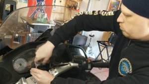 Установка проставок под руль BMW R1200RT