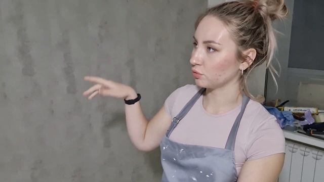 РЕМОНТ КВАРТИРЫ. ⚒️ САМА ОТДЕЛЫВАЮ СТЕНЫ ДЕКОРАТИВНОЙ ШТУКАТУРКОЙ ЗА КОПЕЙКИ ИЗ ШПАКЛЁВКИ. смотреть онлайн
