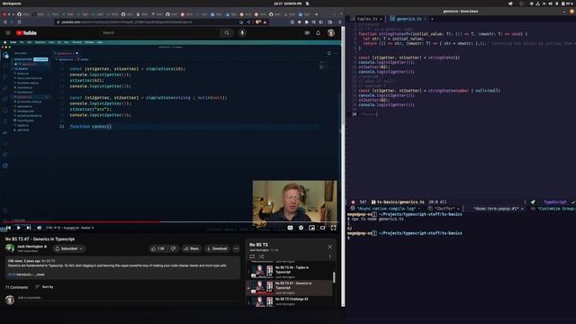 Watch Me Code: Learning TypeScript -Generics