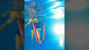 аквафитнес. Съемка под водой.