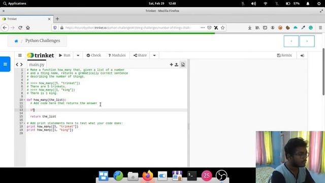 Hour Of Python String Challenges Solving