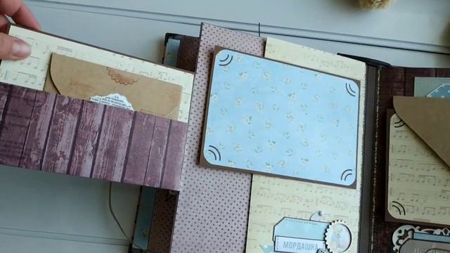 Альбом "Наш медвежонок" .Альбом для мальчика от 0 до 12 месяцев. Скрапбукинг. Album for a boy. смотреть онлайн