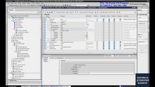 COM13b. [2/5]V11 Connecting a Siemens PLC(S7-1200/S7-1500) to an SQL Database [PLC Section]