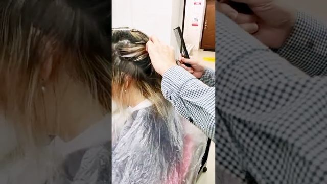 Окрашивание нарощенных волос. смотреть онлайн