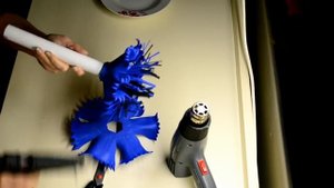 Бесплатный Мастер класс ростовой "Василек" из фоамирана 2мм