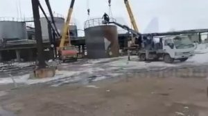 Монтаж вертикальных резервуаров РВС