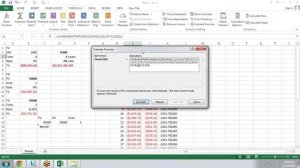 Microsoft Excel financial Formula advanced