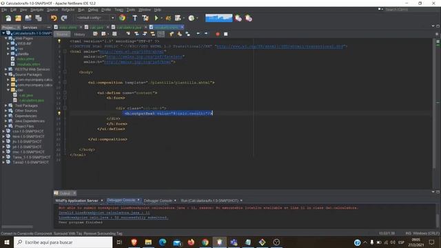 Calculator made in Java Server Faces (Code) смотреть онлайн