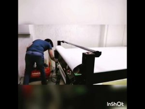 За один прокат накатка листа ПВХ 2x3 пленкой шириной 2м на STANBER 2031 от Принт Эксперт г. Иваново