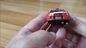 Diecast Unboxing Mitsubishi Lancer Evolution VI 1999, 1:43 Scale.Автомодели.Обзор