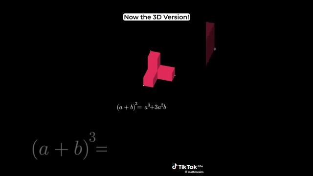 Interpretación Geométrica del Cubo de un Binomio