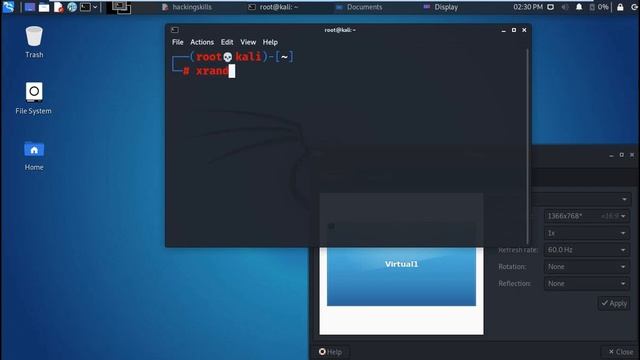 How to change screen resolution in kali linux 2023