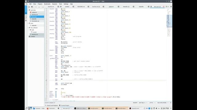 Dice Roller for D&D in Assembly Pt6 - Random Number Generator смотреть онлайн