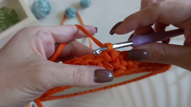 Самая идеальная корзинка из шнура, с ее вязанием справится даже новичок! Мой любимый узор крючком!