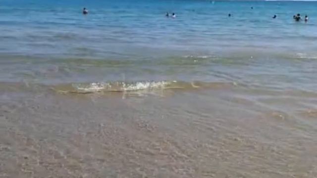 Средиземное море. Пляж Пуэрто де Сагунто (Валенсия)