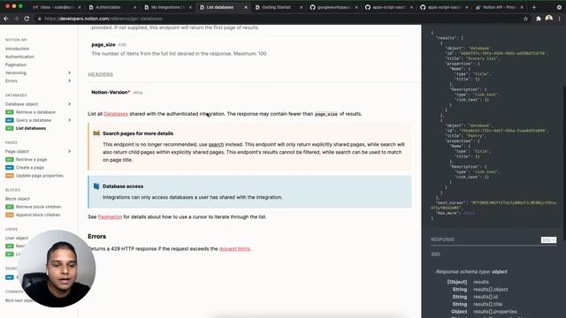 Access Notion API with 'OAuth2 for Apps Script' library