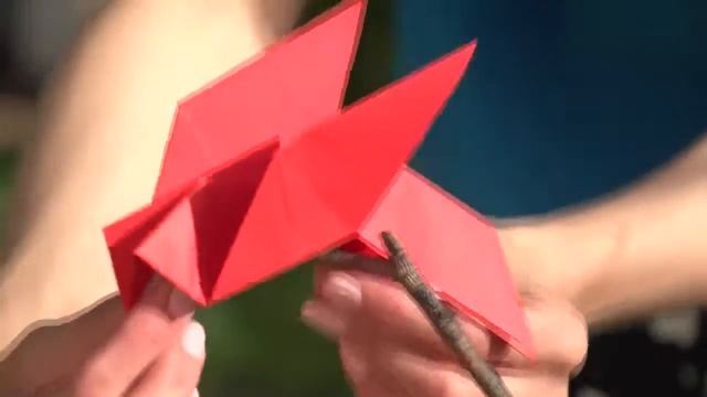 Букет из птичек-оригами