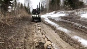 CF MOTO X8 / CF MOTO X5 реальная проходимость по снегу и грязи. На квадроциклах по тайге.