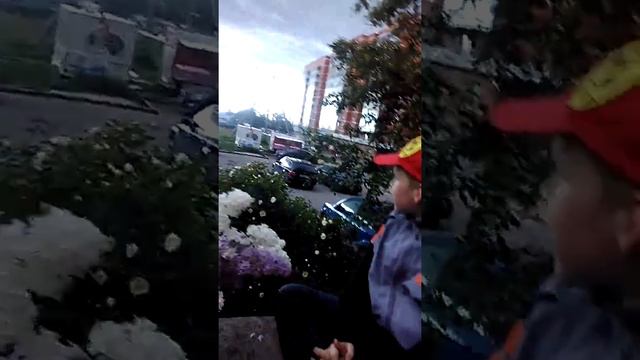 Малой торгует на улице цветами0 СМЕХ 1