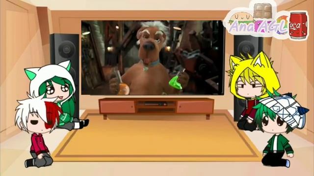 los BNHA reaccionan a scooby doo y.../ gacha club смотреть онлайн