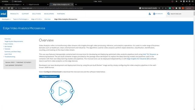 EdgeX USB Camera Device Service and Video Inferencing Demo смотреть онлайн