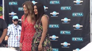 Priyanka Chopra Looking Stunning In Floral Mini While Greeting Fans in the United States of America