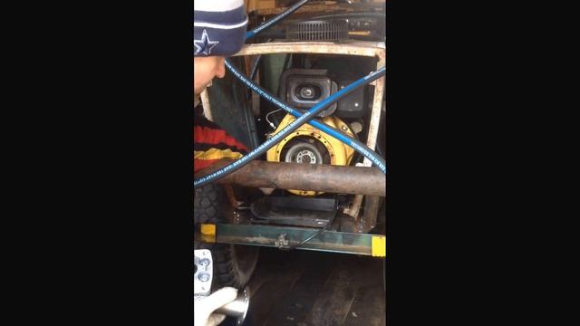 Нш 10 или насос гура МАЗ на самодельном тракторе ! смотреть онлайн