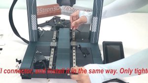 ELEGOO Neptune 3 Pro 3D printer Y-axis upgrade linear rail installation guide.
