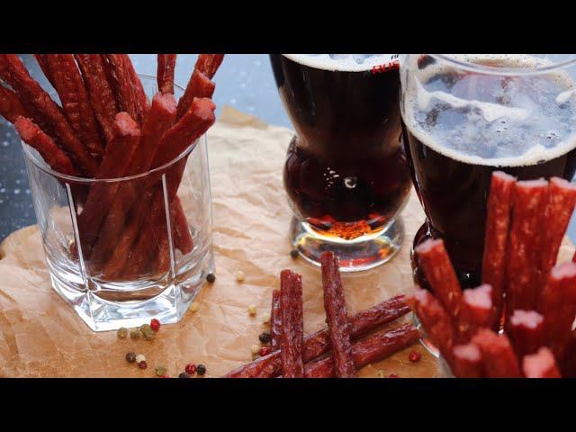 Пивчики из свинины, вяленые в духовке